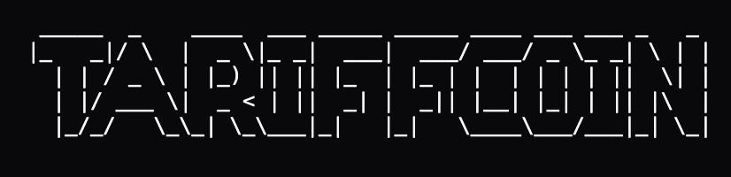 TARIFFCOIN ASCII Art