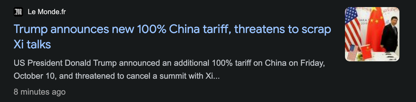 Tariff News 2